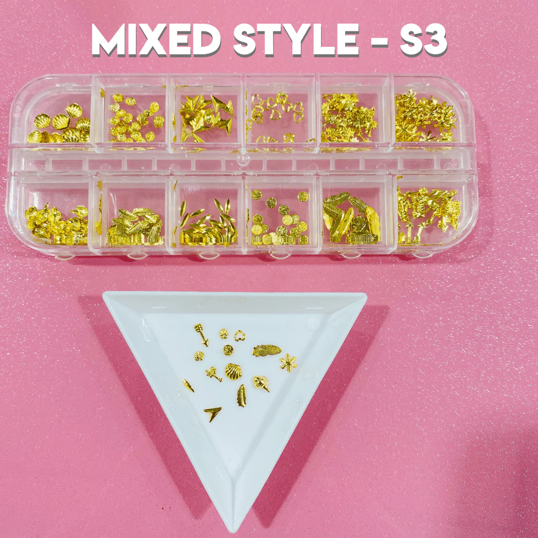 JNBS 3D Naill Charm Mixed Box of 12 (8 Styles) - Image 3