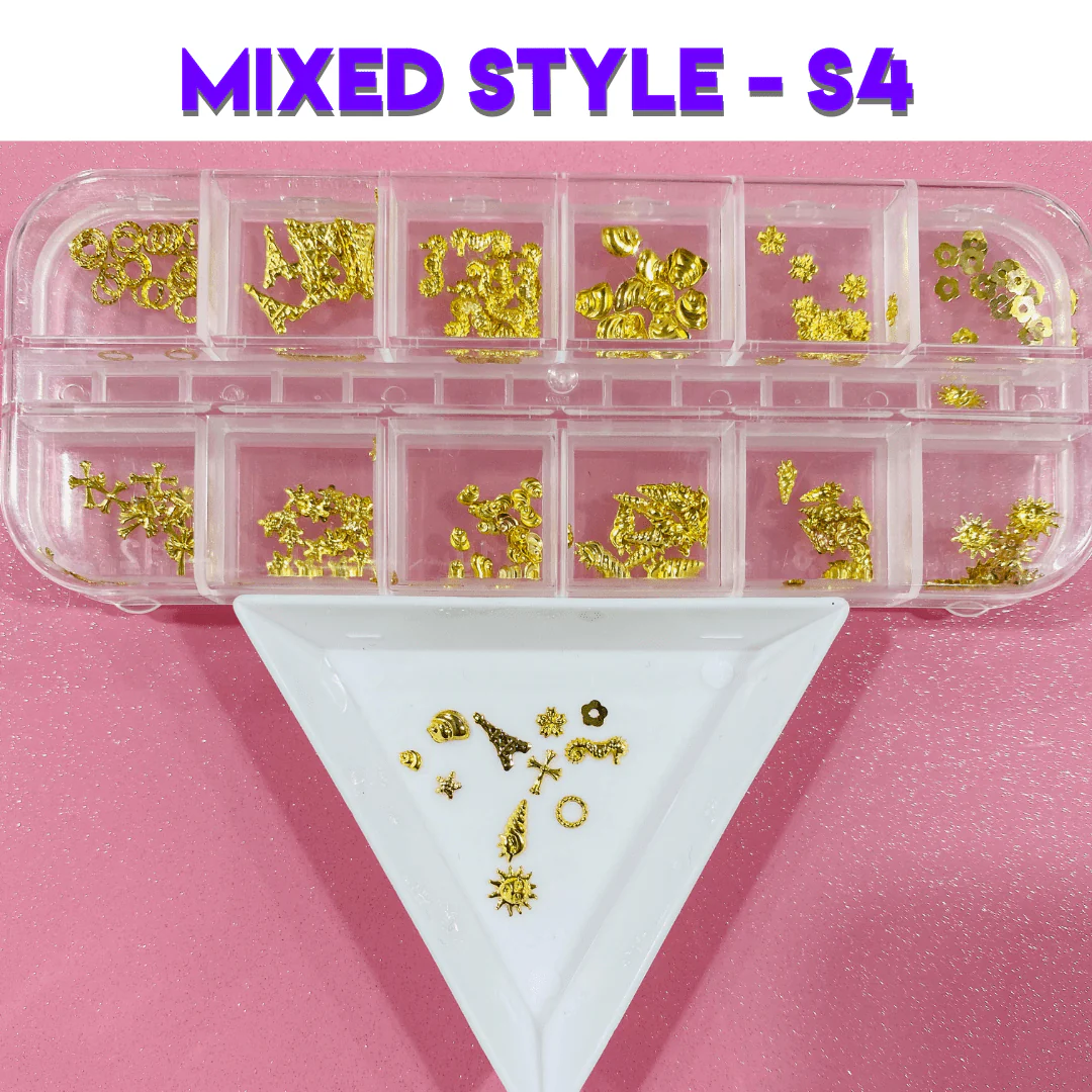 JNBS 3D Naill Charm Mixed Box of 12 (8 Styles) - Image 4