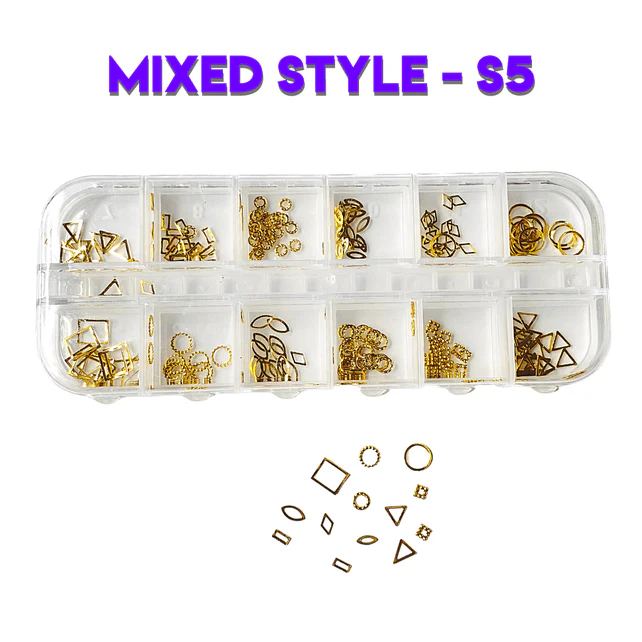 JNBS 3D Naill Charm Mixed Box of 12 (8 Styles) - Image 5