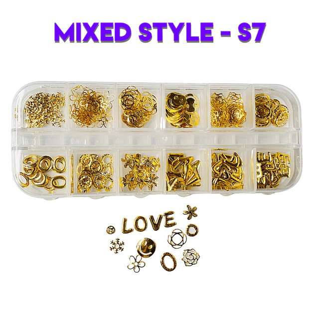 JNBS 3D Naill Charm Mixed Box of 12 (8 Styles) - Image 6