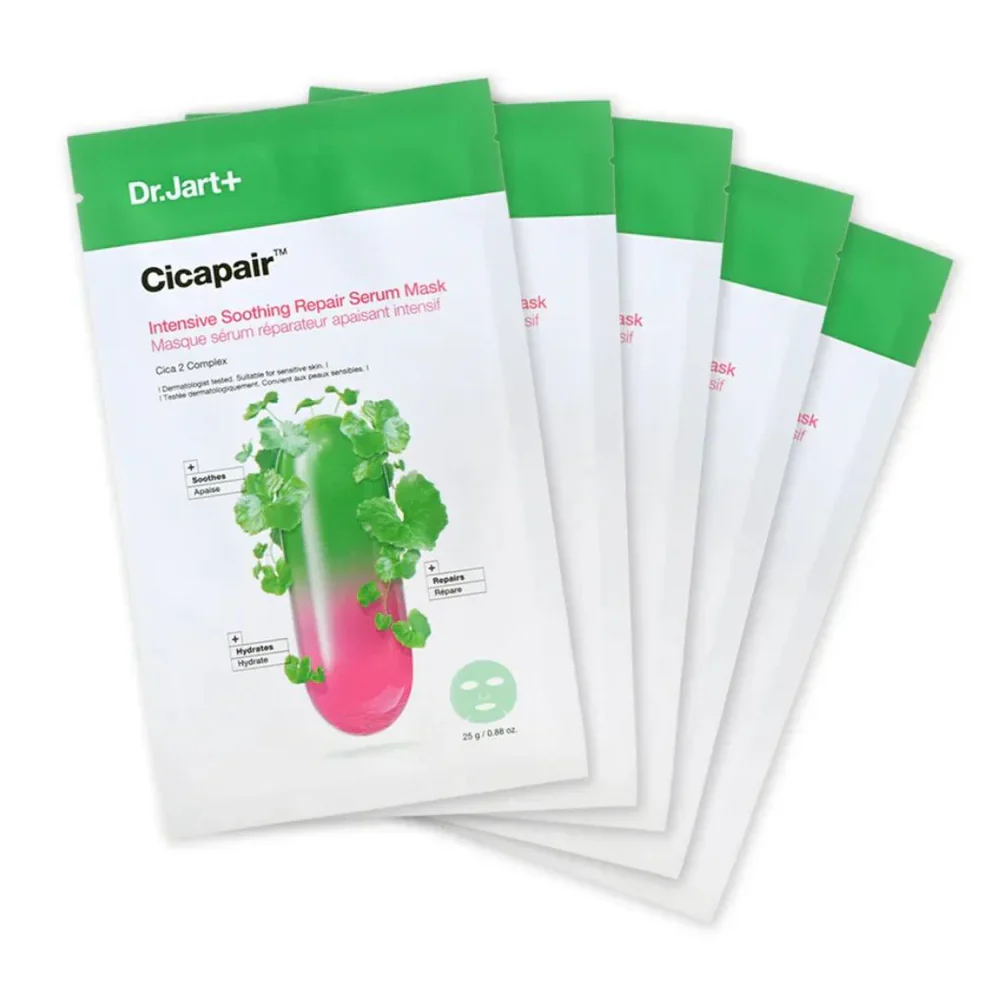 DR.JART+ Cicapair Intensive Soothing Repair Serum Mask (25g*5ea) - Image 3