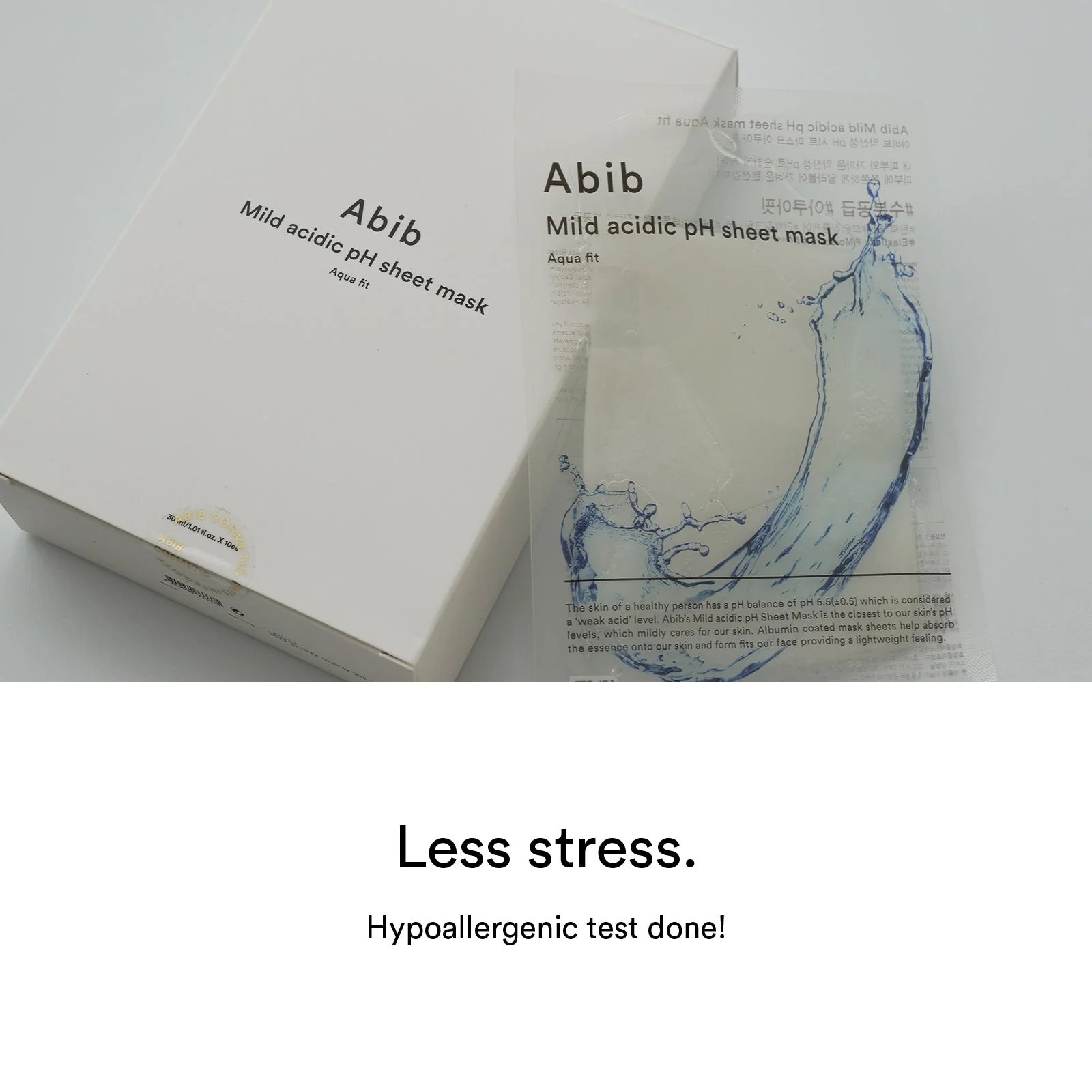 Abib Mild Acidic PH Sheet Mask Aqua Fit - Image 6