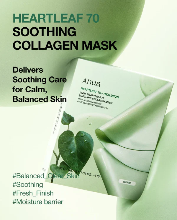 Anua Heartleaf 70 Soothing Collagen Mask - Image 4