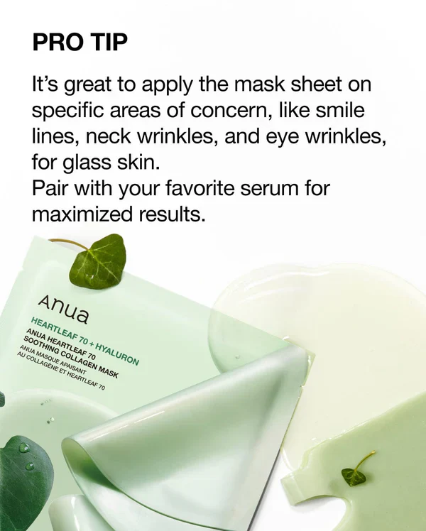 Anua Heartleaf 70 Soothing Collagen Mask - Image 8