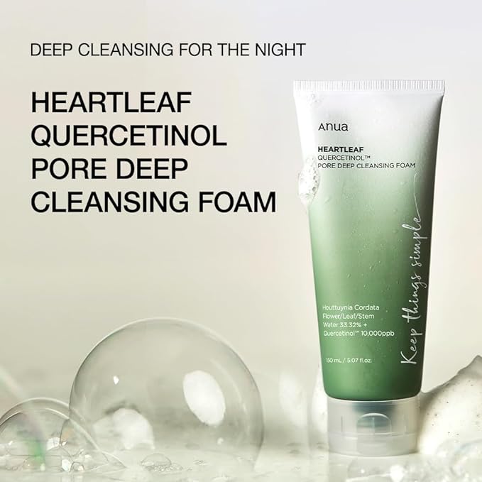 ANUA Heartleaf Quercetinol Pore Deep Cleansing Foam 150mL - Image 3