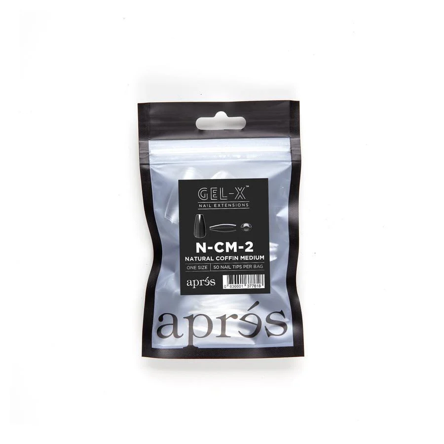 Apres Refill Bags (50pcs) Natural Coffin Medium - Image 5