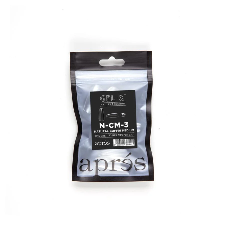 Apres Refill Bags (50pcs) Natural Coffin Medium - Image 6