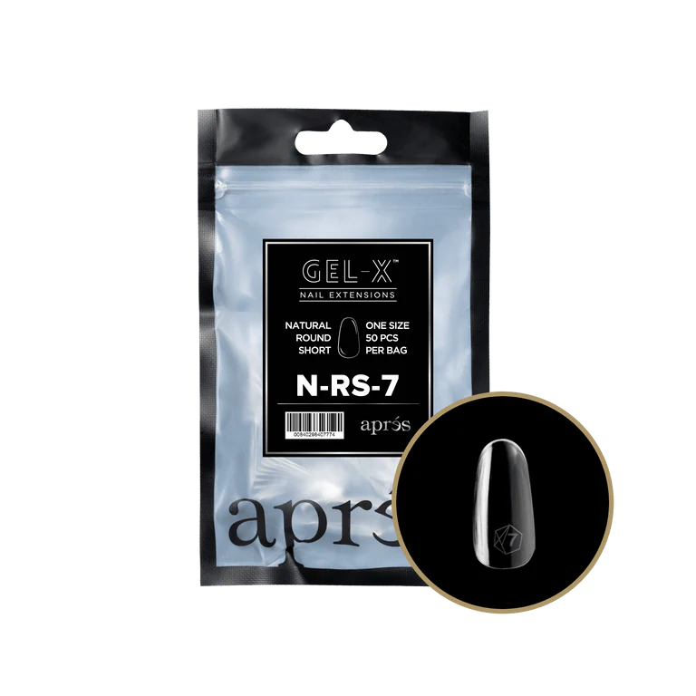 Apres Refill Bags (50pcs) Natural Round Short - Image 16