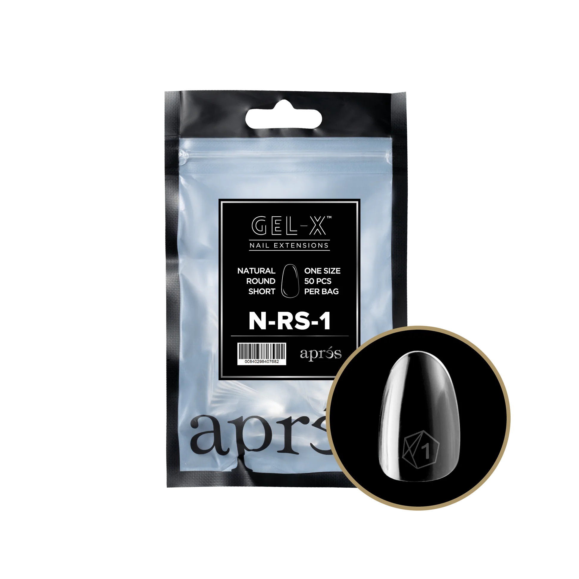 Apres Refill Bags (50pcs) Natural Round Short - Image 3