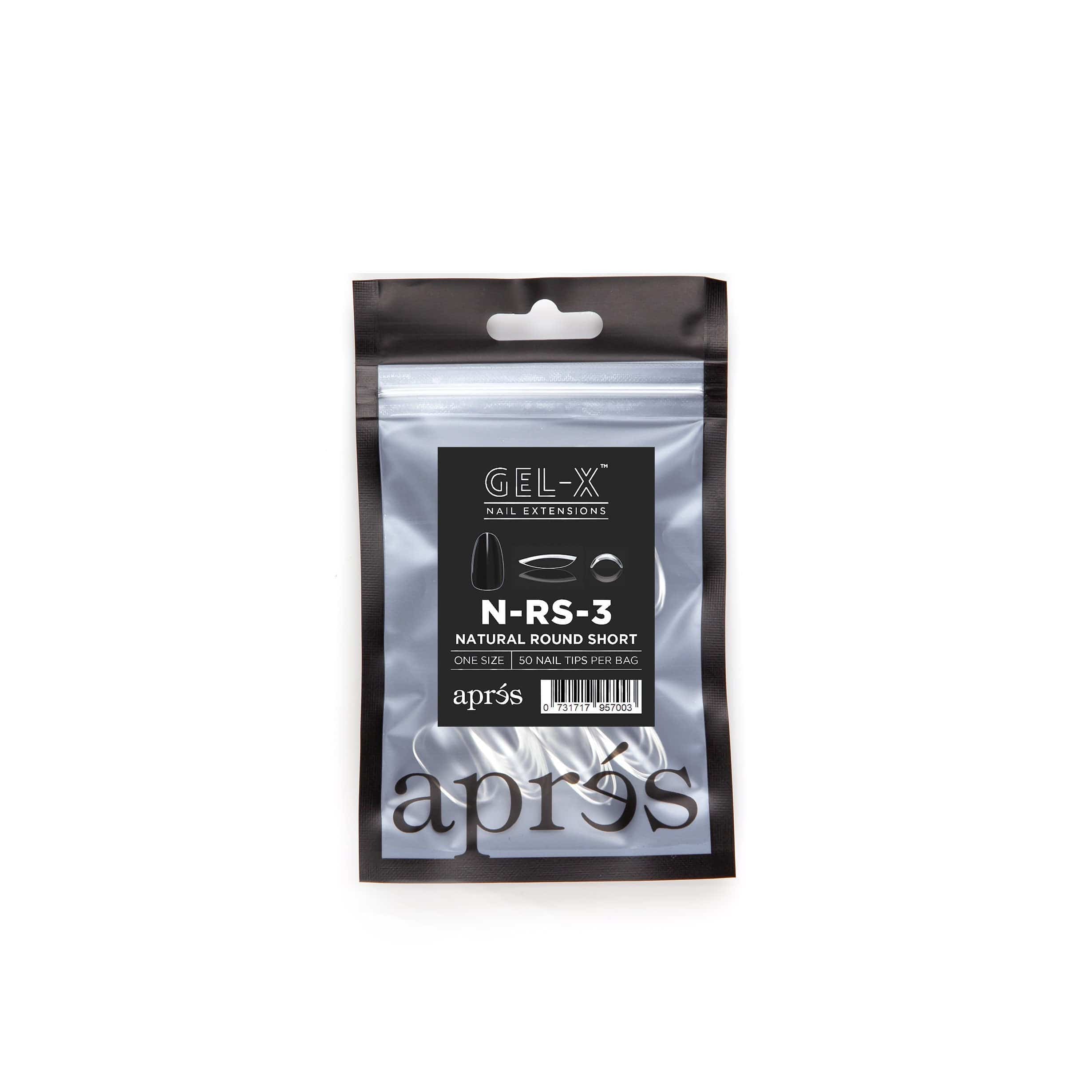 Apres Refill Bags (50pcs) Natural Round Short - Image 5