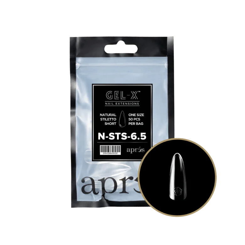 Apres Refill Bags (50pcs) Natural Stiletto Short - Image 11