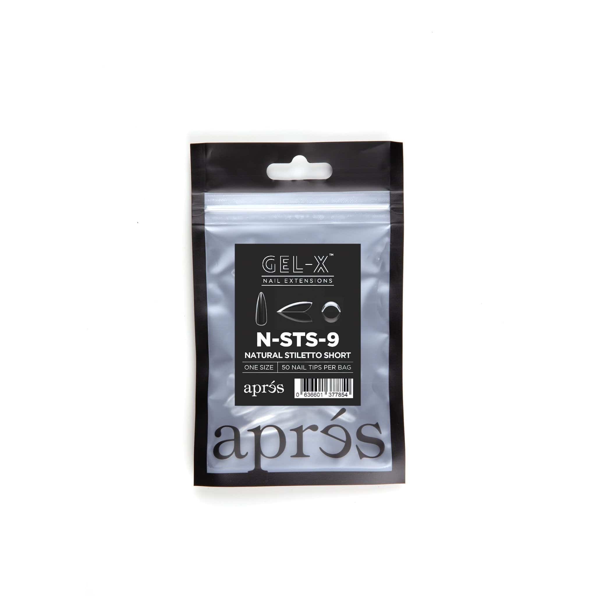 Apres Refill Bags (50pcs) Natural Stiletto Short - Image 14