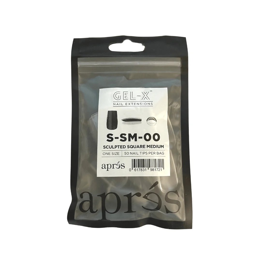 Apres Refill Bags (50pcs) Sculpted Square Medium - Image 3