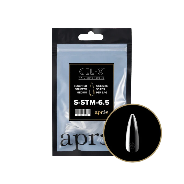 Apres Refill Bags (50pcs) Sculpted Stiletto Medium - Image 11