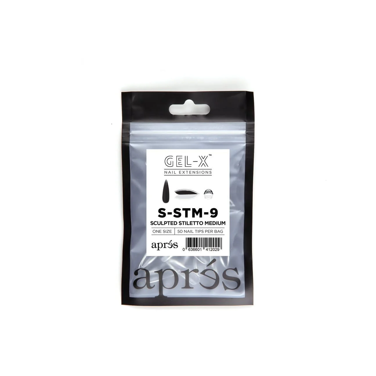 Apres Refill Bags (50pcs) Sculpted Stiletto Medium - Image 14