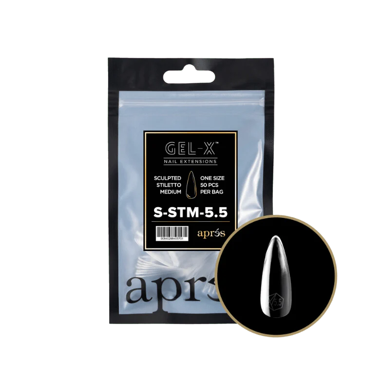 Apres Refill Bags (50pcs) Sculpted Stiletto Medium - Image 8