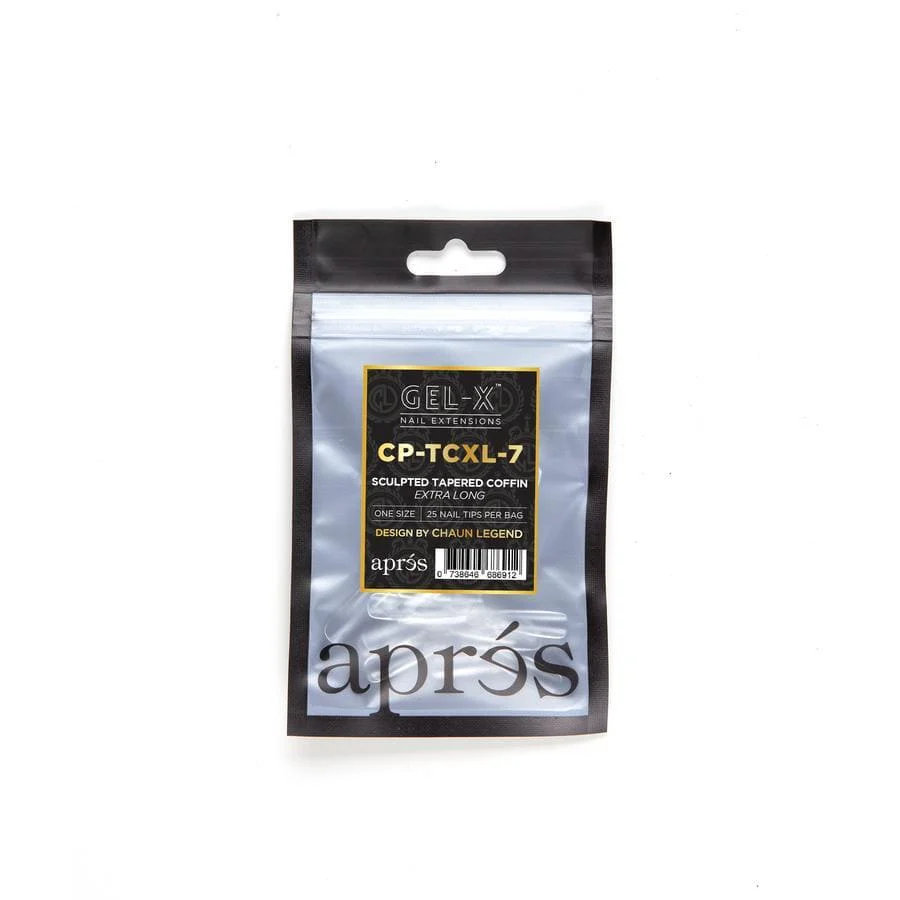 Apres Gel X™ x Chaun Legend Refill Bags (25pcs) Sculpted Tapered Coffin XL - Image 8
