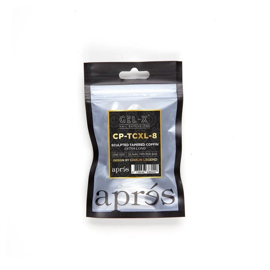Apres Gel X™ x Chaun Legend Refill Bags (25pcs) Sculpted Tapered Coffin XL - Image 9