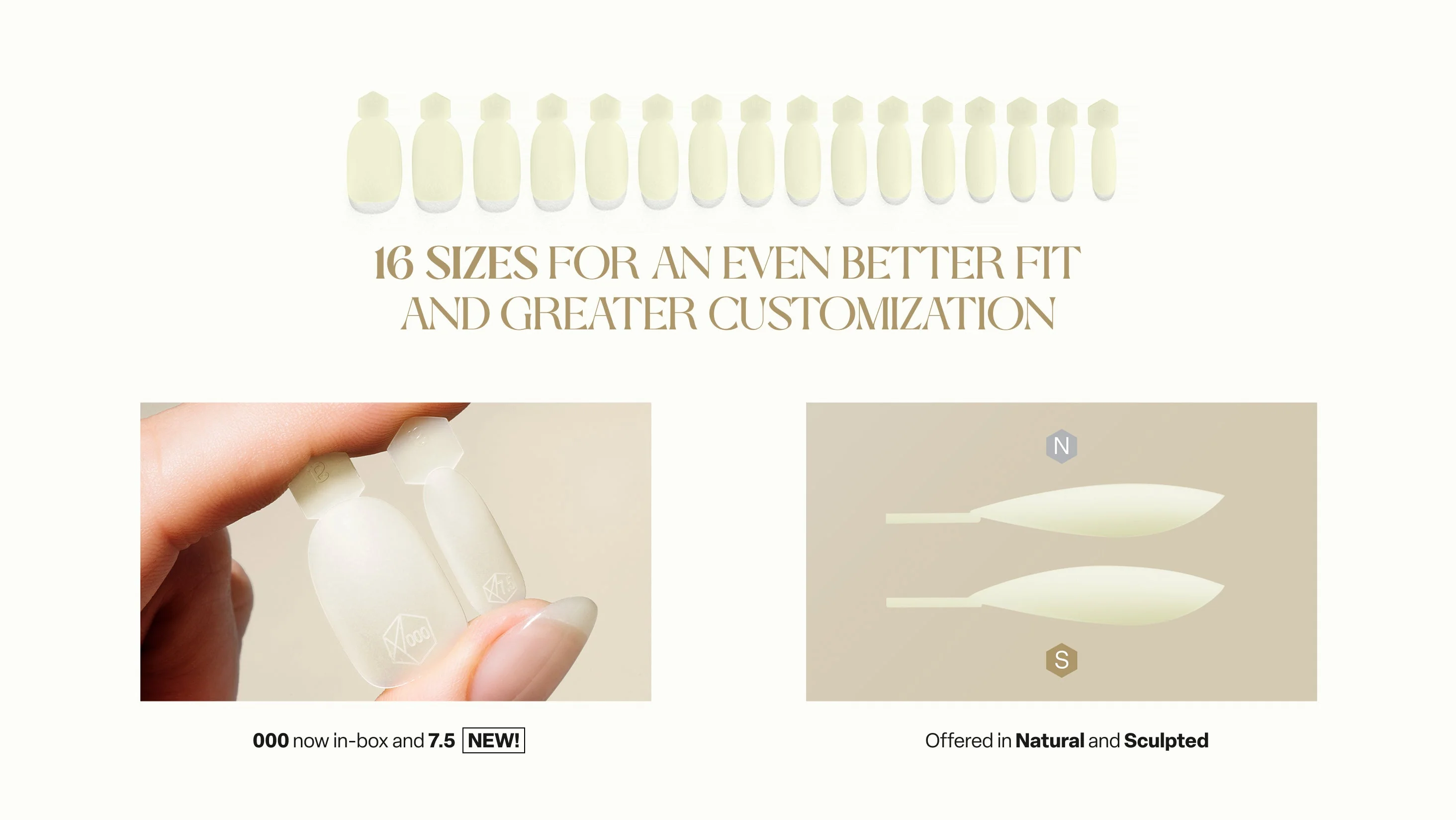 Aprés Bare Gel-X® Natural Box of Tips (16 sizes, 280pcs) - Image 11