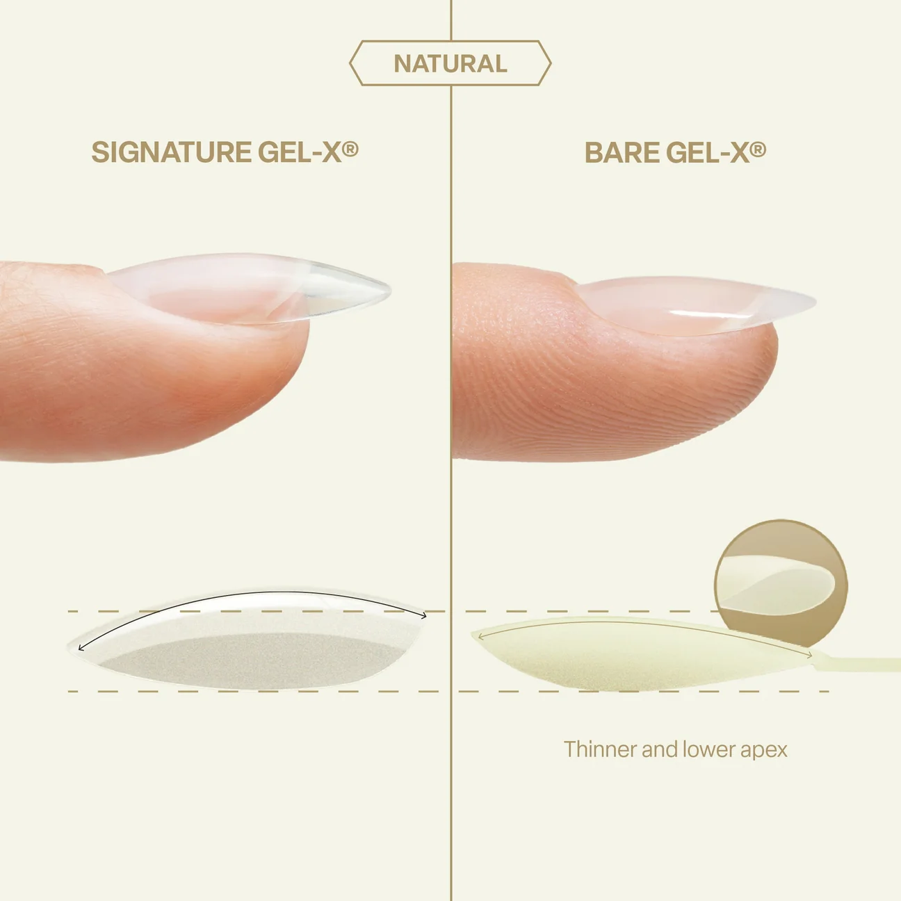 Aprés Bare Gel-X® Natural Box of Tips (16 sizes, 280pcs) - Image 7