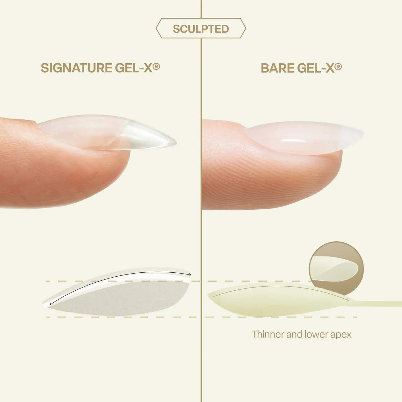 Aprés Bare Gel-X® Sculpted Box of Tips (16 sizes, 280pcs) - Image 7
