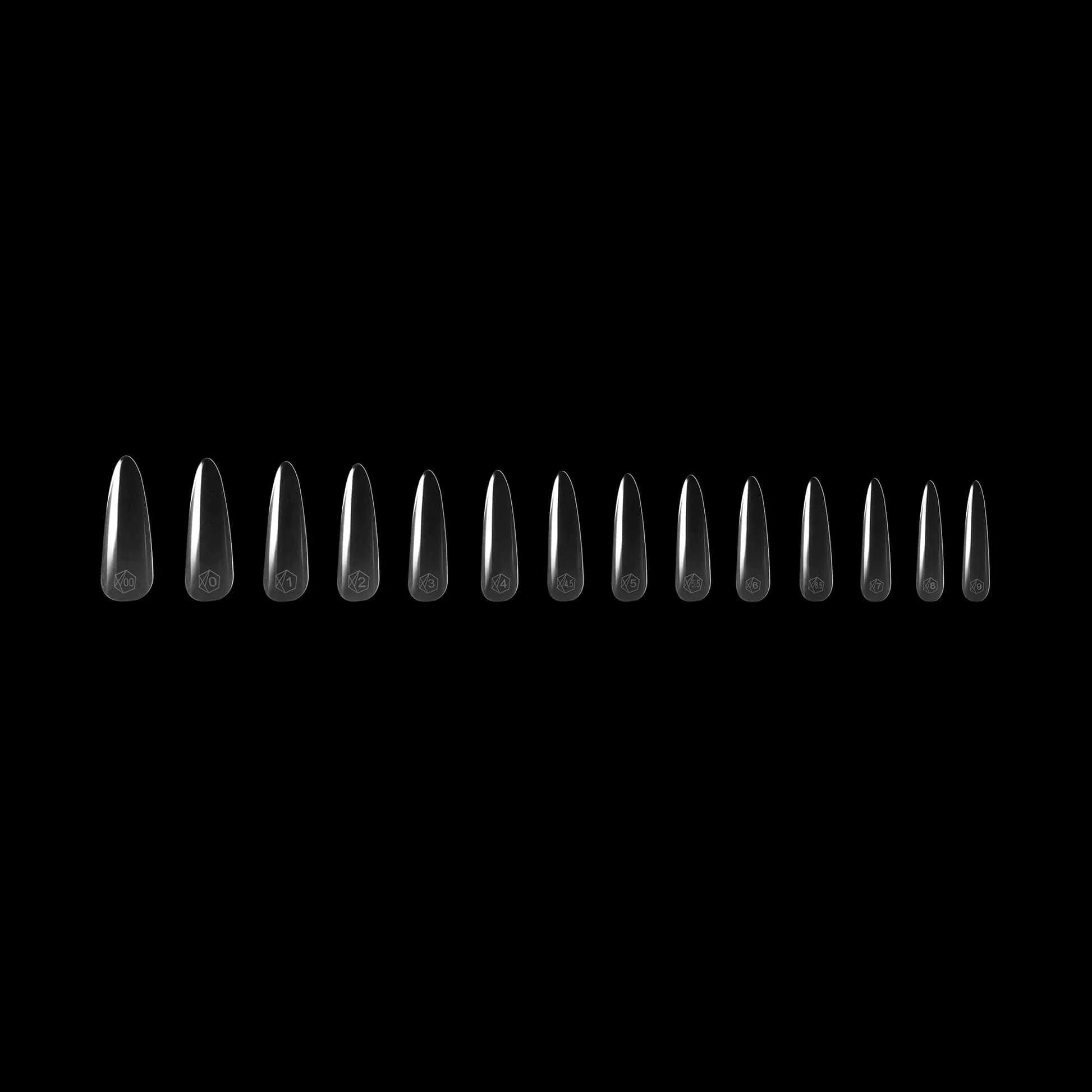 Apres Gel X™ Box of 210pcs Sculpted Almond Extra Long Tips Mini - Image 10