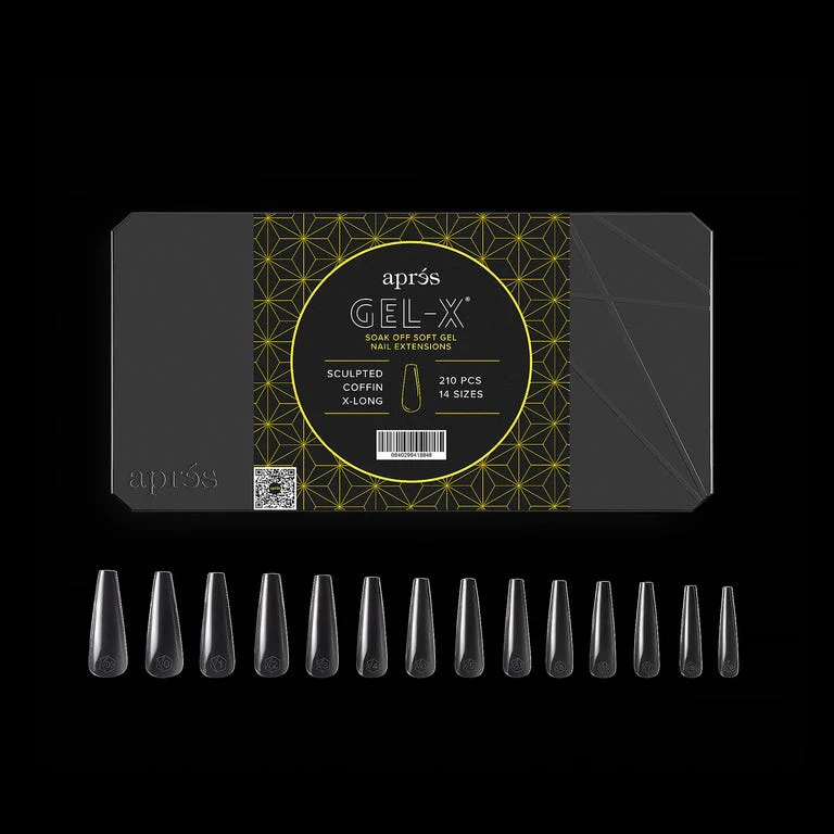Apres Gel X™ Box of 280pcs / 210pcs Sculpted Coffin Tips Mini - Image 12