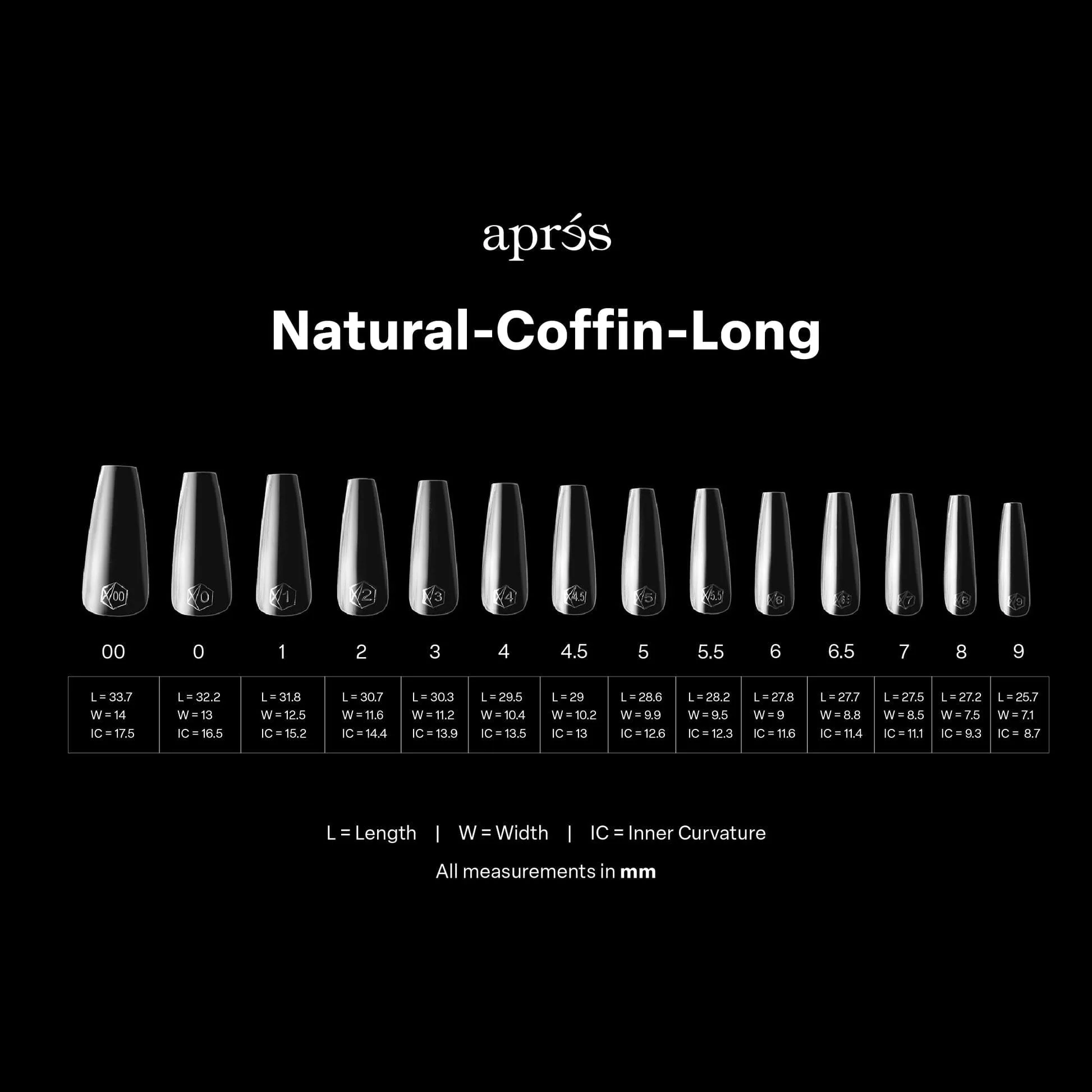 Apres Gel X™ Box of 600pcs 2.0 Natural Coffin Tips - Image 15