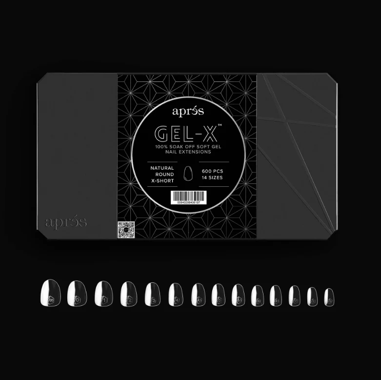 Apres Gel X™ Box of 600pcs 2.0 Natural Round Tips - Image 2