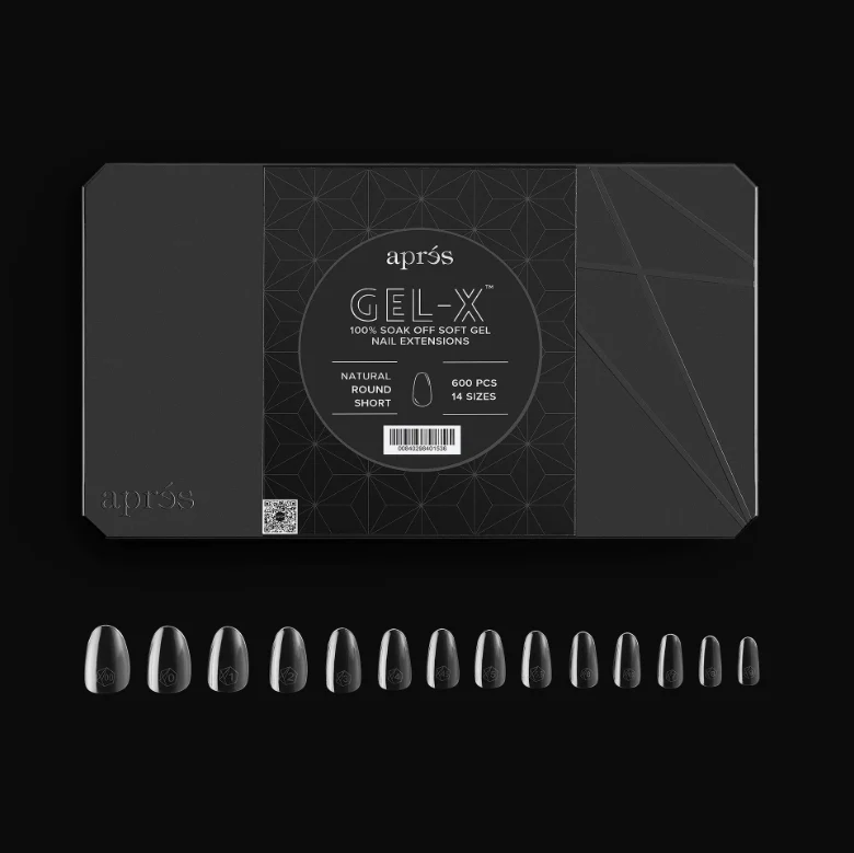Apres Gel X™ Box of 600pcs 2.0 Natural Round Tips - Image 5