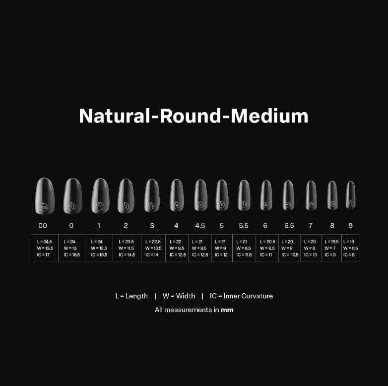 Apres Gel X™ Box of 600pcs 2.0 Natural Round Tips - Image 9
