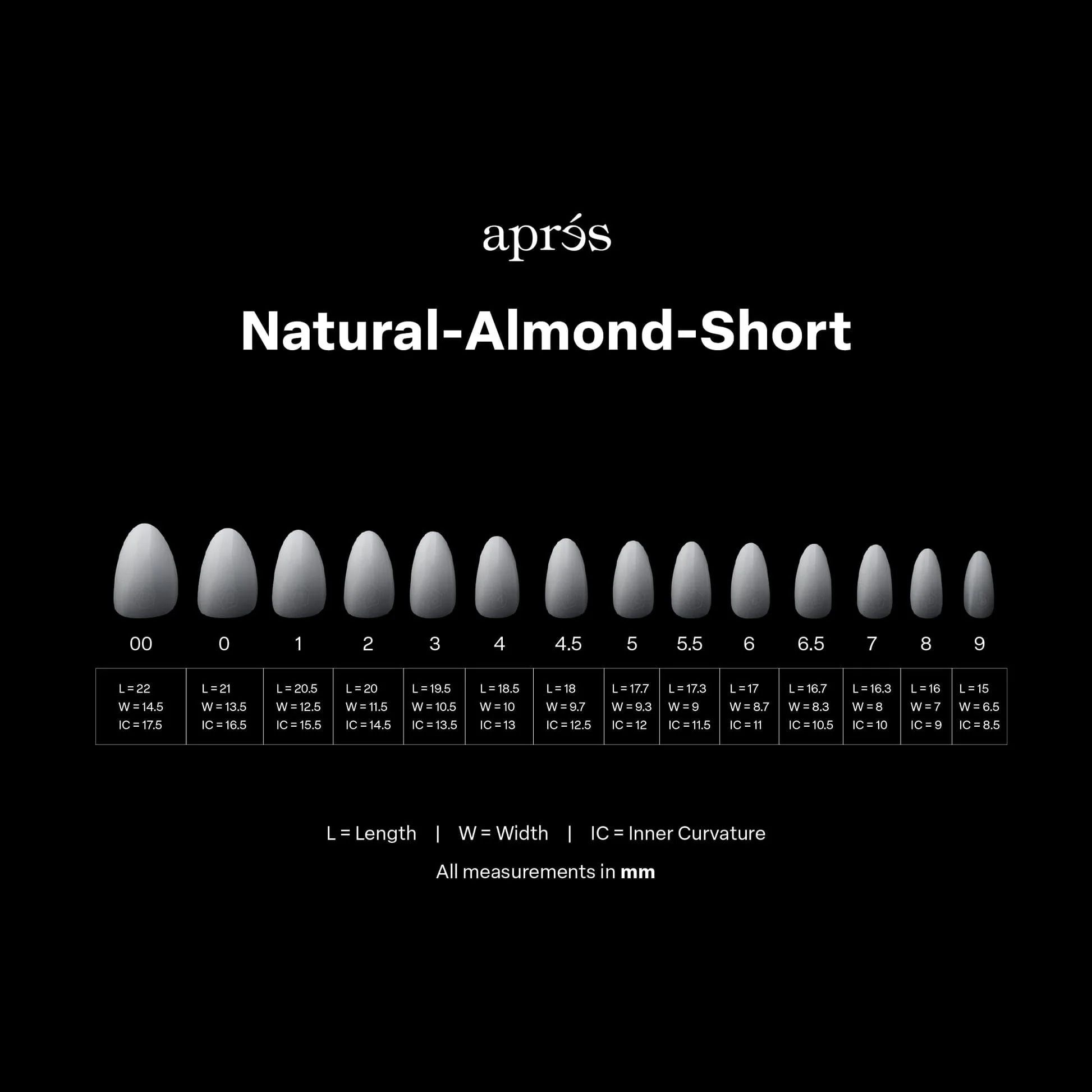 Apres Gel X™ Ombre Box of 210pcs Natural Almond Short Tips - Image 4