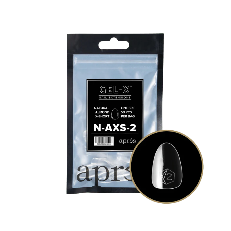 Apres Gel X™ Refill Bags (50pcs) Natural Almond Extra Short Tips - Image 4