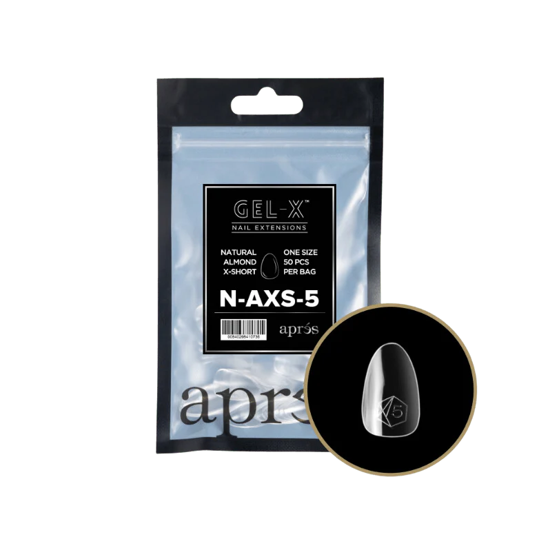 Apres Gel X™ Refill Bags (50pcs) Natural Almond Extra Short Tips - Image 8