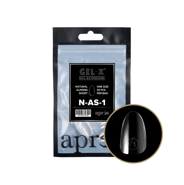 Apres Gel X™ Refill Bags (50pcs) Natural Almond Short Tips - Image 3