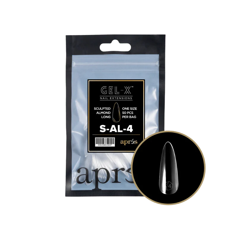 Apres Gel X™ Refill Bags (50pcs) Sculpted Almond Long Tips - Image 6