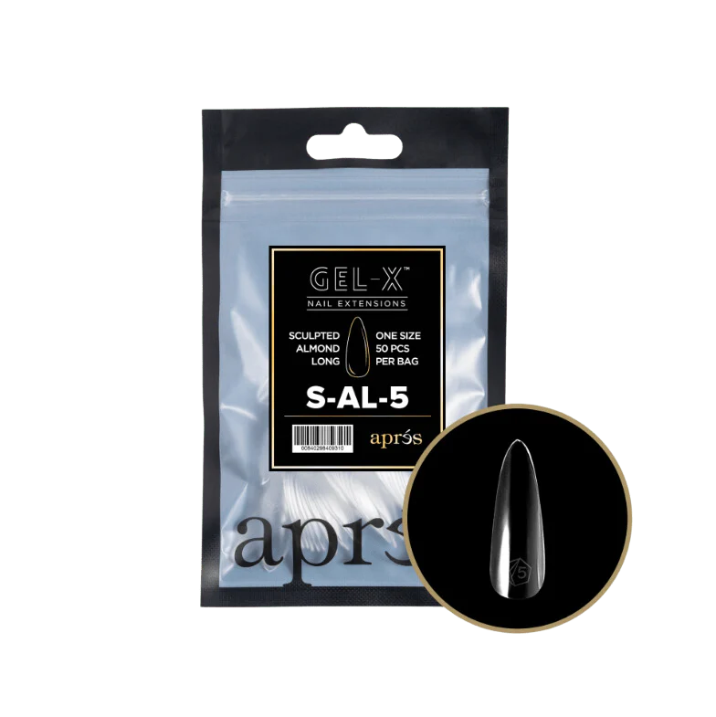 Apres Gel X™ Refill Bags (50pcs) Sculpted Almond Long Tips - Image 8