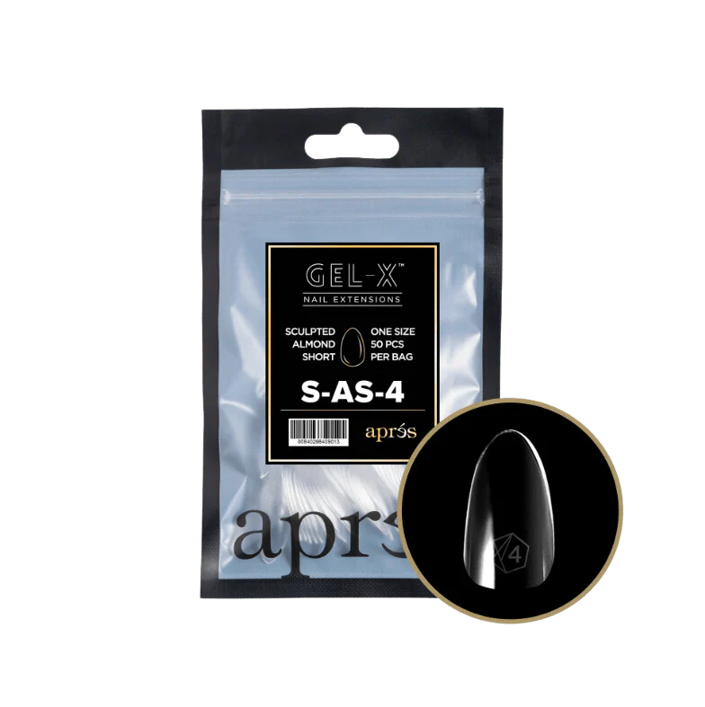 Apres Gel X™ Refill Bags (50pcs) Sculpted Almond Short Tips - Image 6
