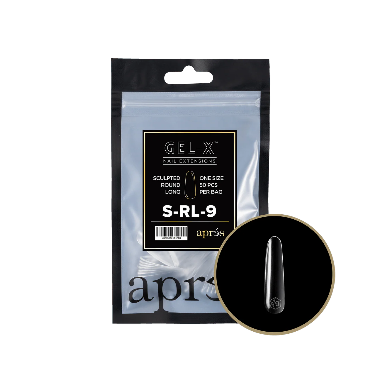 Apres Gel X™ Refill Bags (50pcs) Sculpted Round Long Tips - Image 13