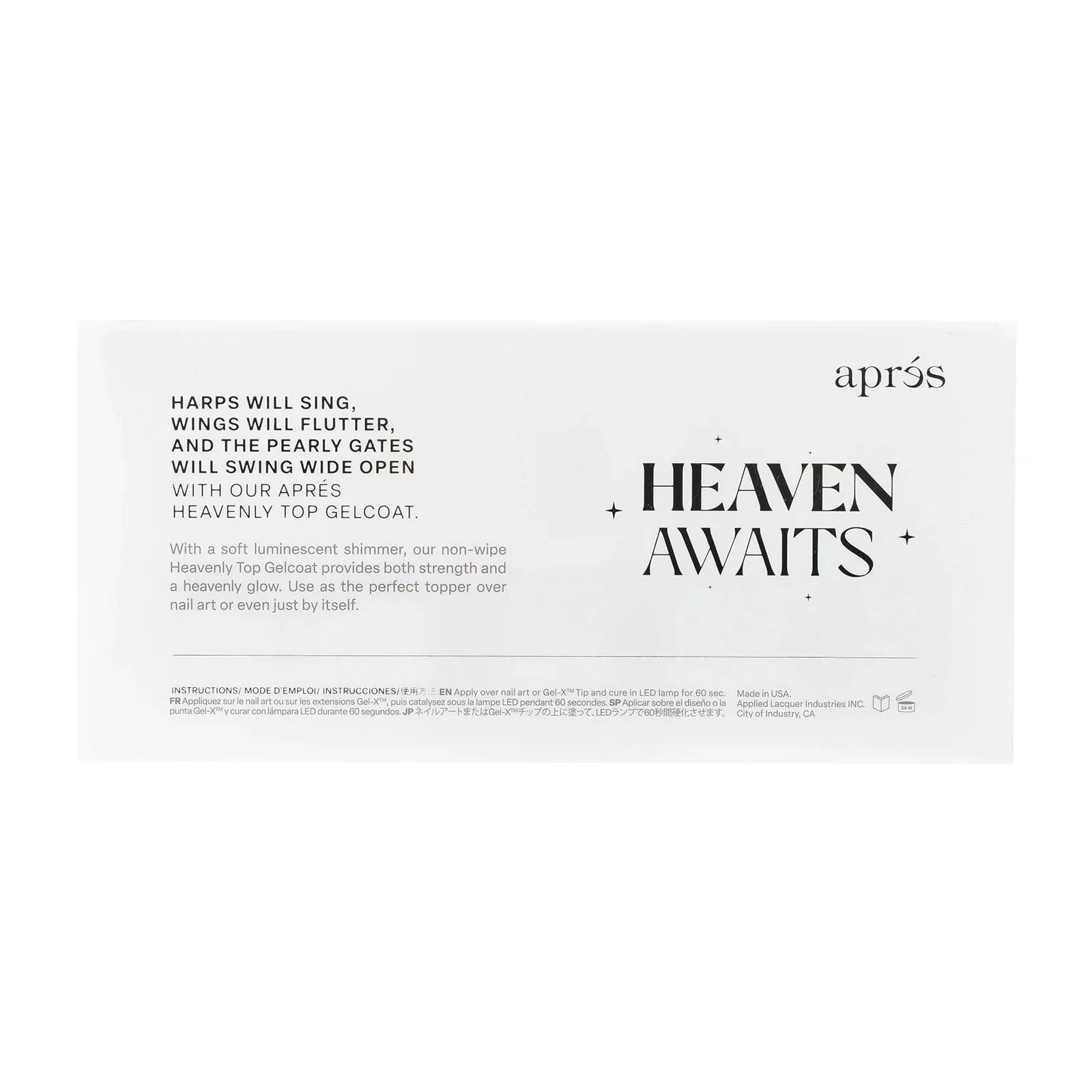 Apres Heavenly Top Gelcoat Set (5 bottles) - Image 4