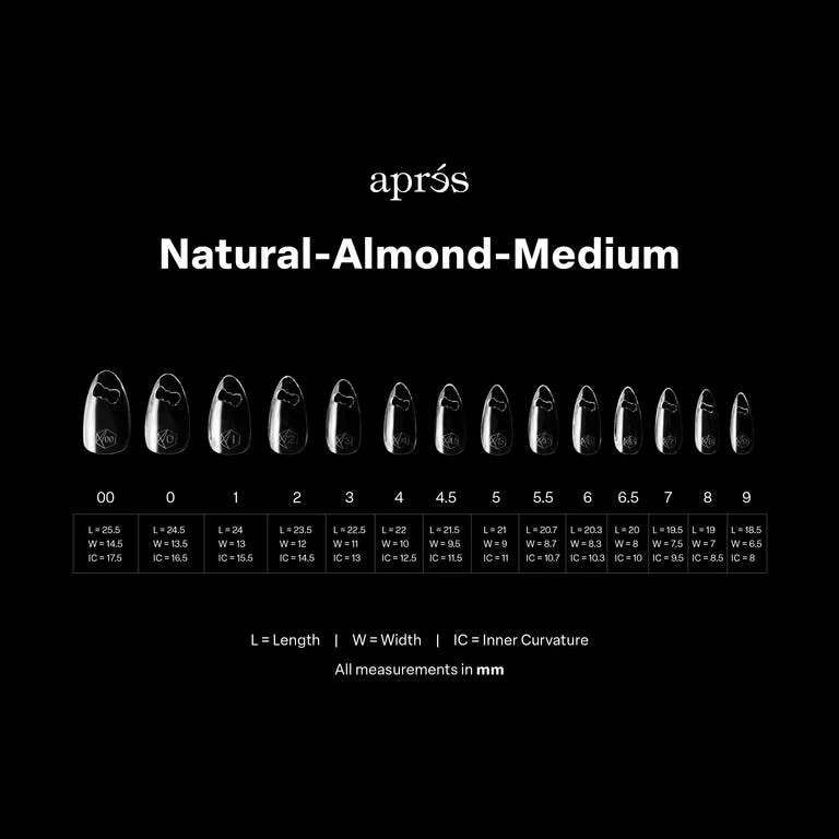 Apres Hello Kitty® x Gel X™ Box of 280pcs Natural Almond Medium Bow Cut Out Box of Tips - Image 5