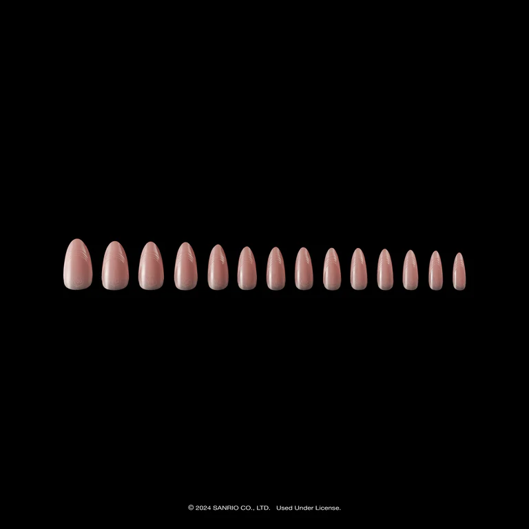 Apres Kuromi™ x Aprés Gel-X® Nail Extension Kit + Neutral French Natural Almond Medium Box of Tips (280pcs, 14 sizes) - Image 6