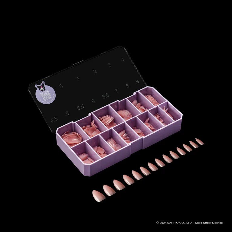 Apres Kuromi™ x Gel X™ Box of 280pcs Neutral French Natural Almond Medium Box of Tips - Image 4