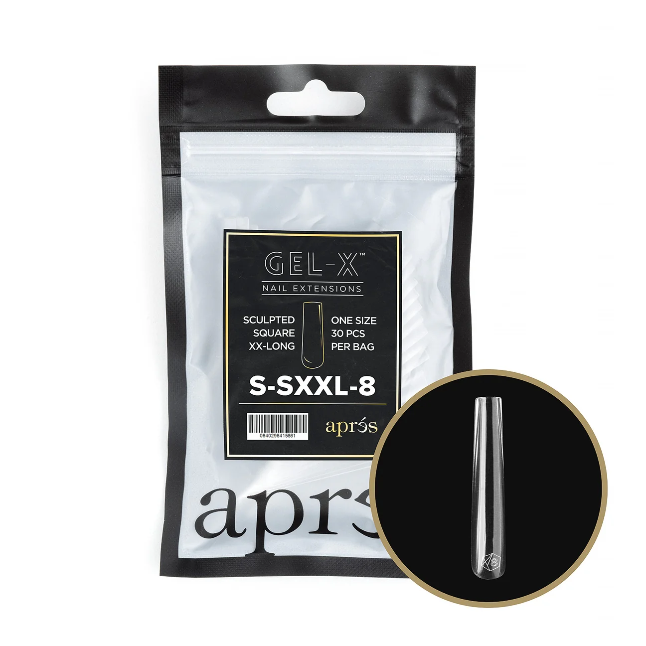 Apres Refill Bags (30pcs) Sculpted Square Extra Extra Long - Image 13