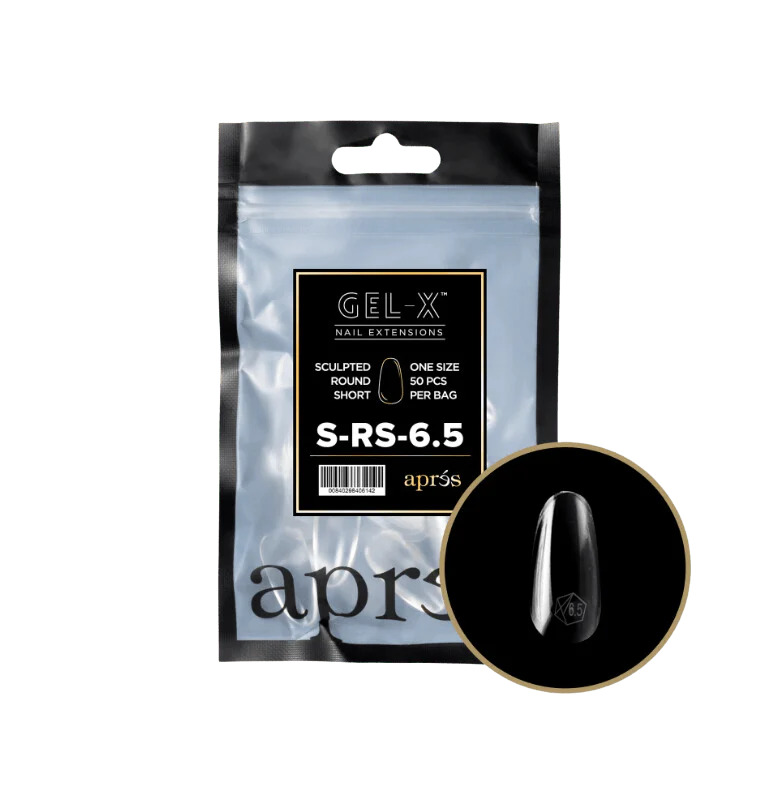 Apres Refill Bags (50pcs) Sculpted Round Short Tips - Image 12