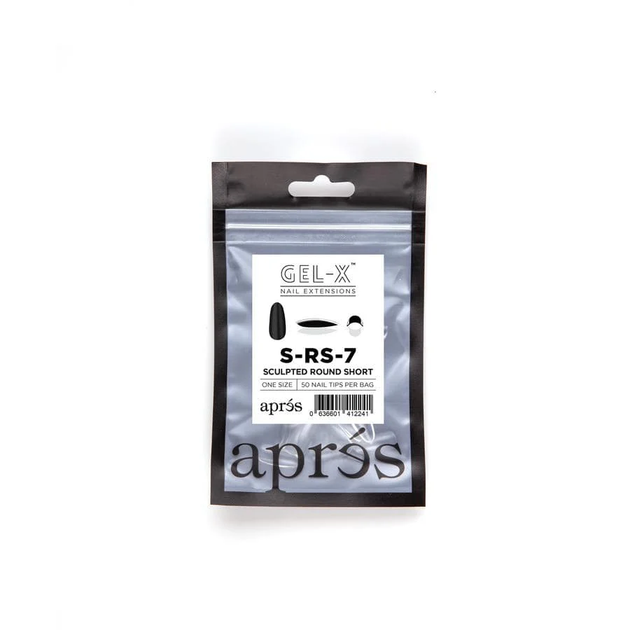 Apres Refill Bags (50pcs) Sculpted Round Short Tips - Image 14