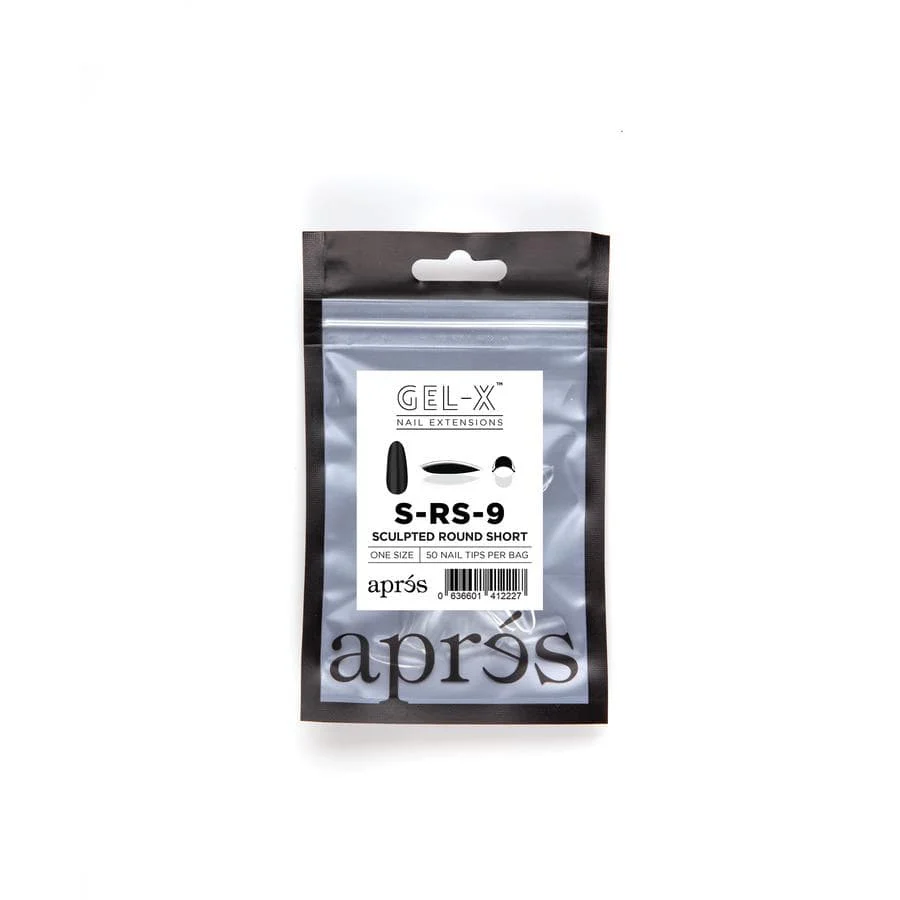Apres Refill Bags (50pcs) Sculpted Round Short Tips - Image 17