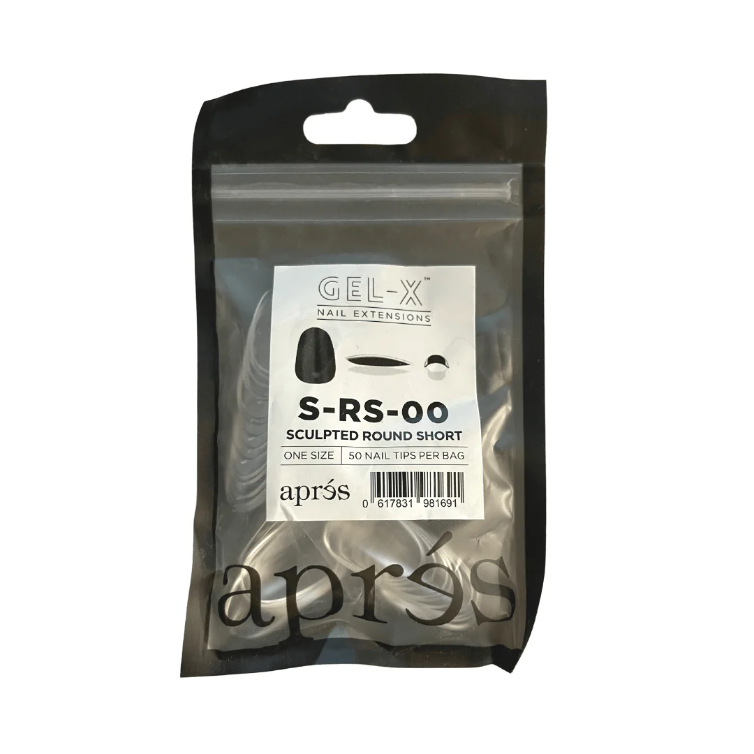 Apres Refill Bags (50pcs) Sculpted Round Short Tips - Image 2
