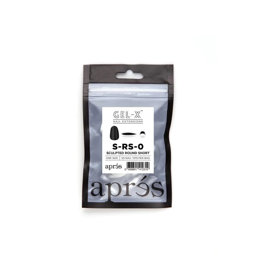 Apres Refill Bags (50pcs) Sculpted Round Short Tips - Image 4