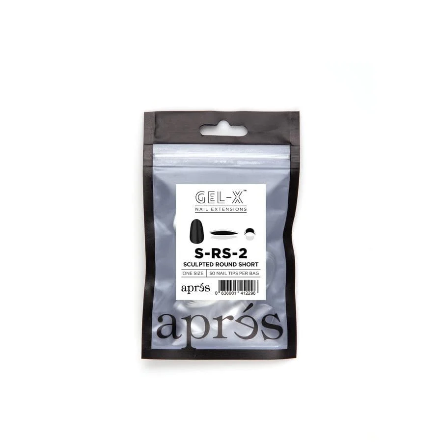 Apres Refill Bags (50pcs) Sculpted Round Short Tips - Image 5